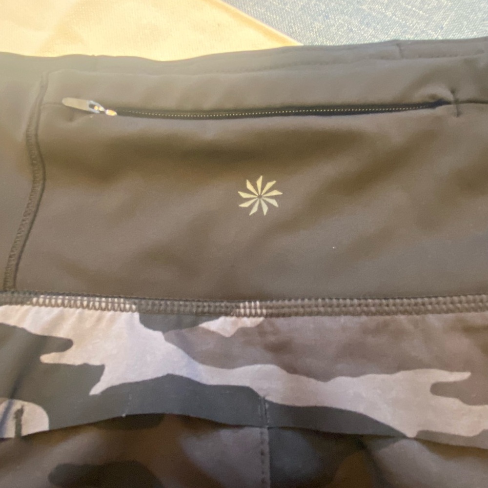 Athleta Running Free Camo Liner Shorts - Picture 4 of 5